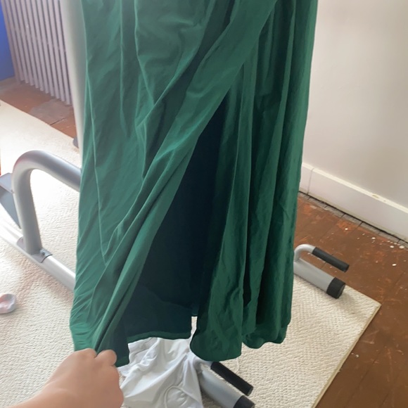 Green Ieena by Mac Duggal Long sleeve Pageant gown - Picture 4 of 5